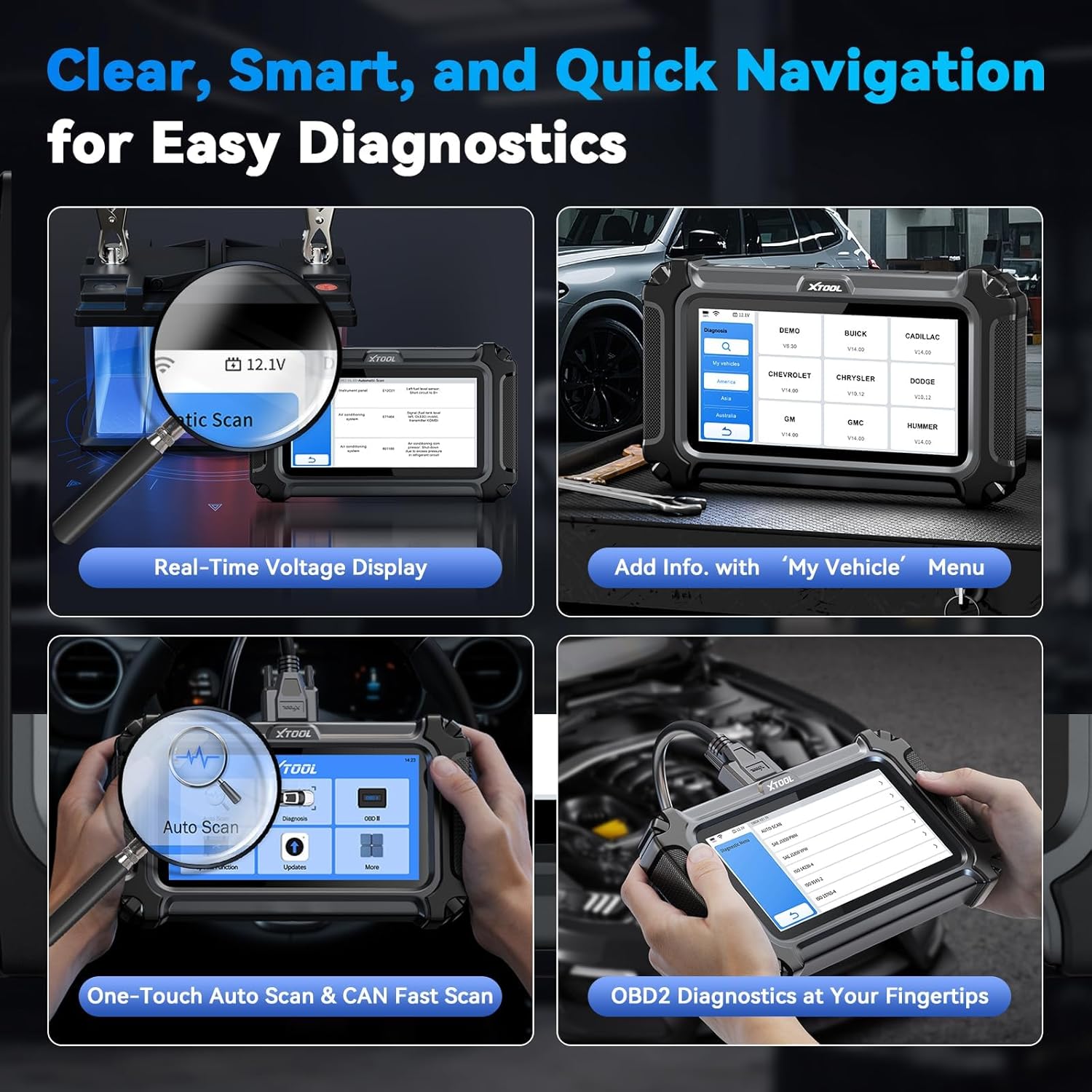 Thumbnail 5 de XTOOL D5S OBD2 Scanner 16 Resets