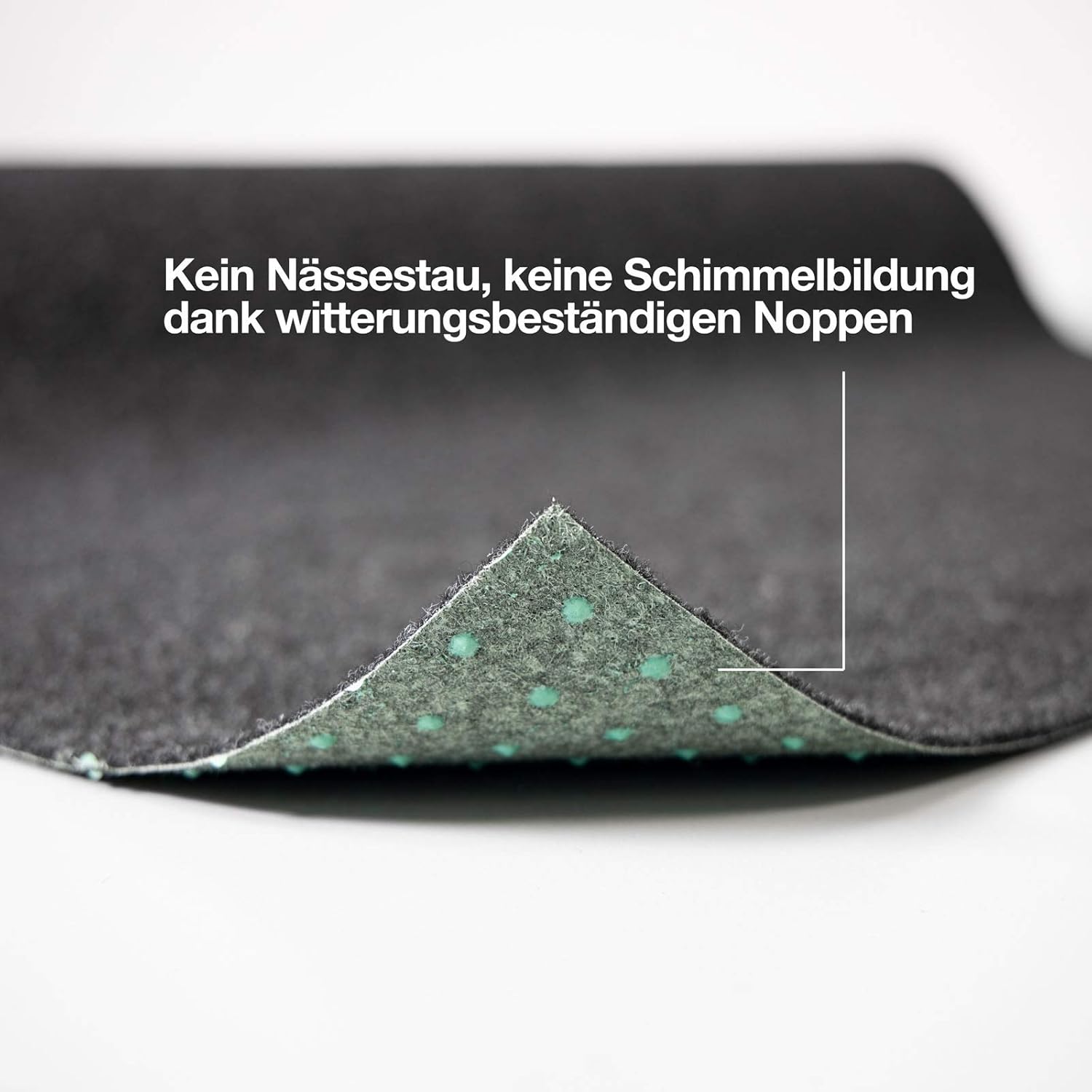 Thumbnail 4 de Floordirekt Rasenteppich Farbwunder Pro – Balkonteppich aus Kunstrasen (200 x 350 cm, Grau)