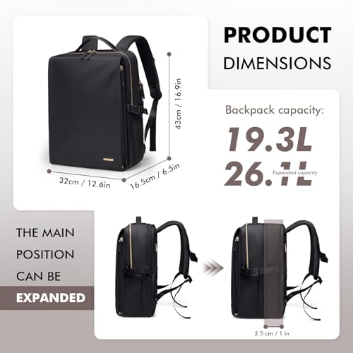 Thumbnail 5 de GOLF SUPAGS Mochila expandible para portátil de 17,3" para mujer – elegante, resistente y práctica