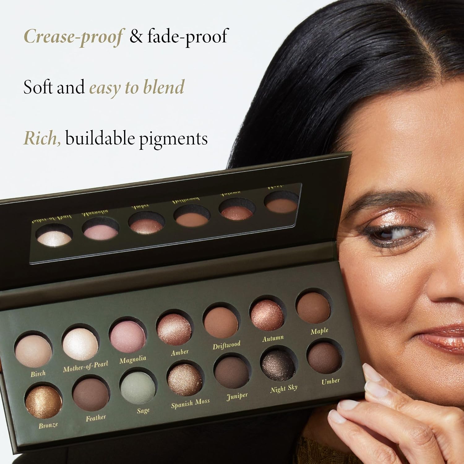 Detalle de LAURA GELLER The Delectables Earthy Essentials 14 Eyeshadow Palette ๐จ