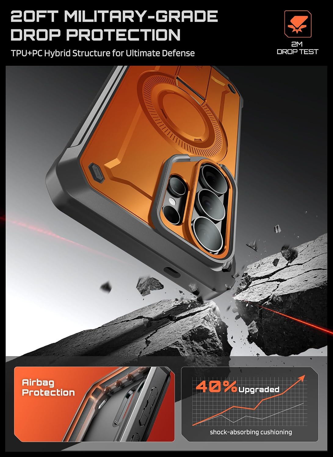 Thumbnail 2 de SUPCASE UB Pro Mag for Samsung Galaxy S26 Ultra Case with Stand
