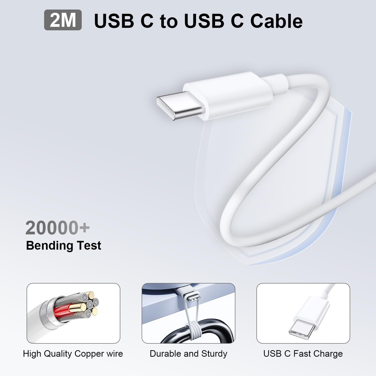 Thumbnail 5 de Caricatore USB C 30W con cavo 2 m