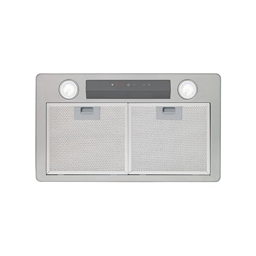 Detalle de Cata GL 45 X campana extractora de acero inoxidable, 4 velocidades y función Turbo