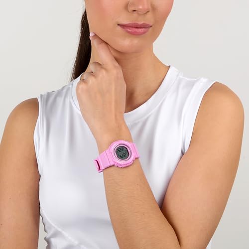 Detalle 2 de Sector No Limits Orologio Donna Digitale 40 mm, silicone rosa – Collezione EX-50