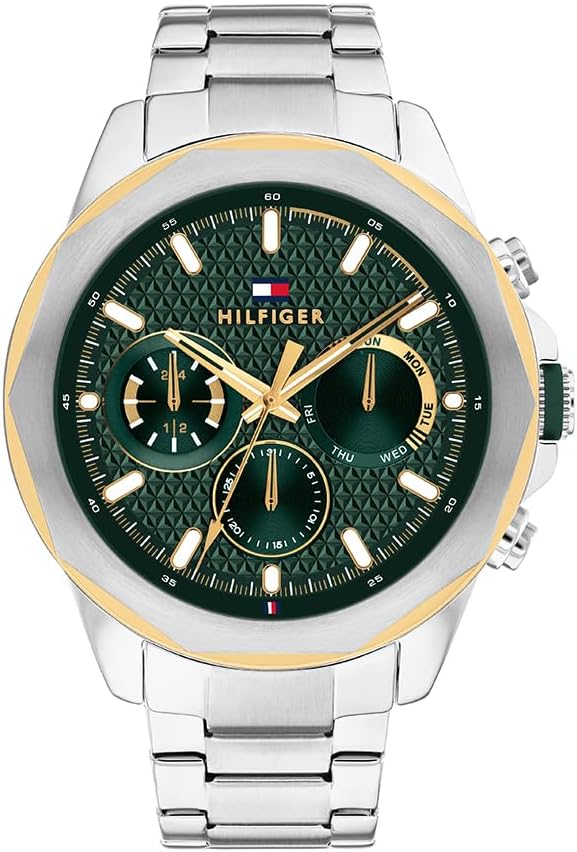 Thumbnail 4 de Tommy Hilfiger Analog-Multifunktions-Quarzuhr für Herren mit Edelstahl- oder Silikon- oder Lederband