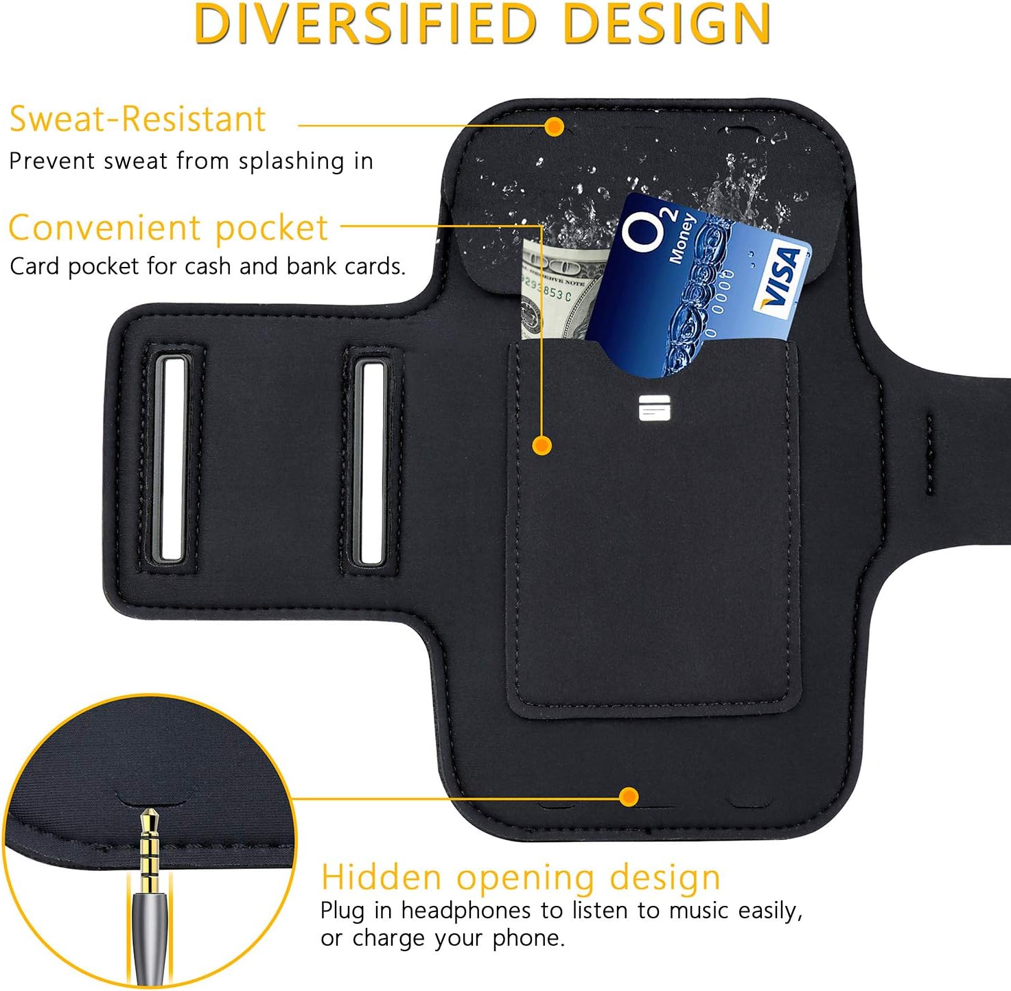 Thumbnail 3 de Gritin Running Armband for iPhone 6.1"