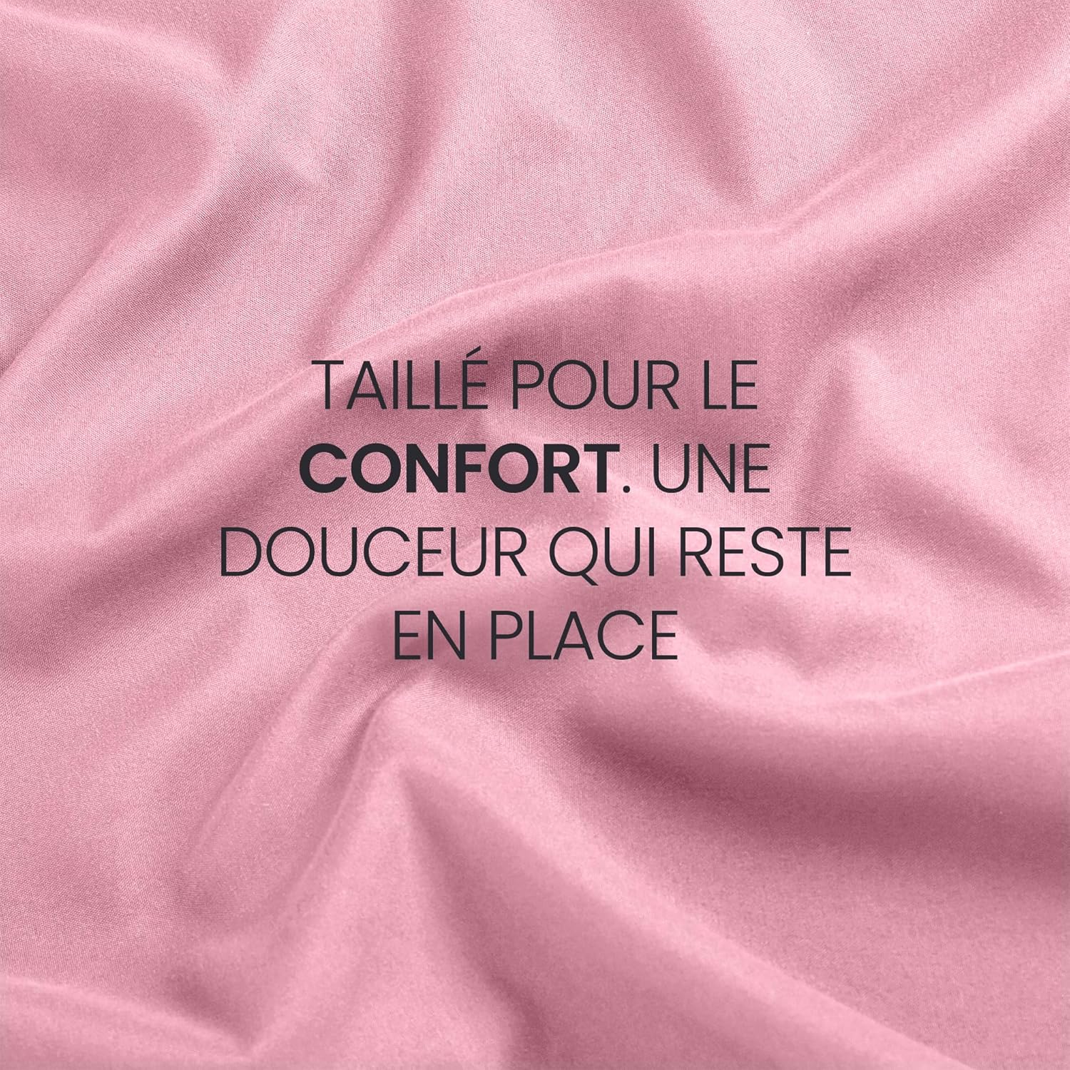 Thumbnail 6 de Utopia Bedding Drap Housse Rose 160 x 200 cm – Certifié OEKO-TEX, poches 35 cm