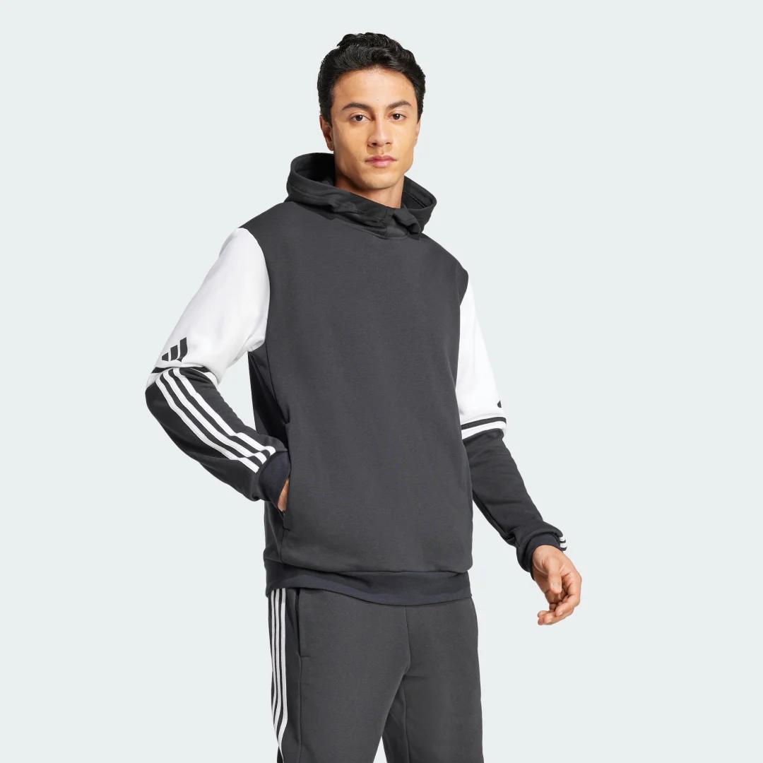 Thumbnail 2 de Sudadera con capucha Squadra 25 de Adidas, color Negro