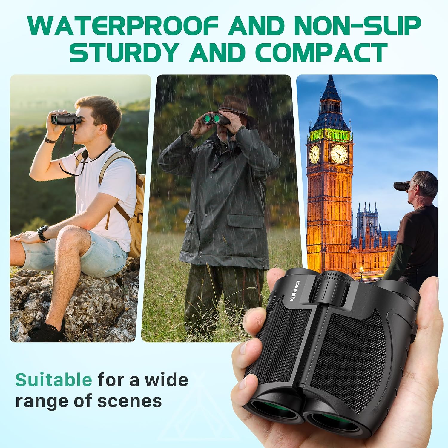 Thumbnail 6 de Kylietech Compact Binoculars 12x25 – Lightweight, Waterproof and Versatile