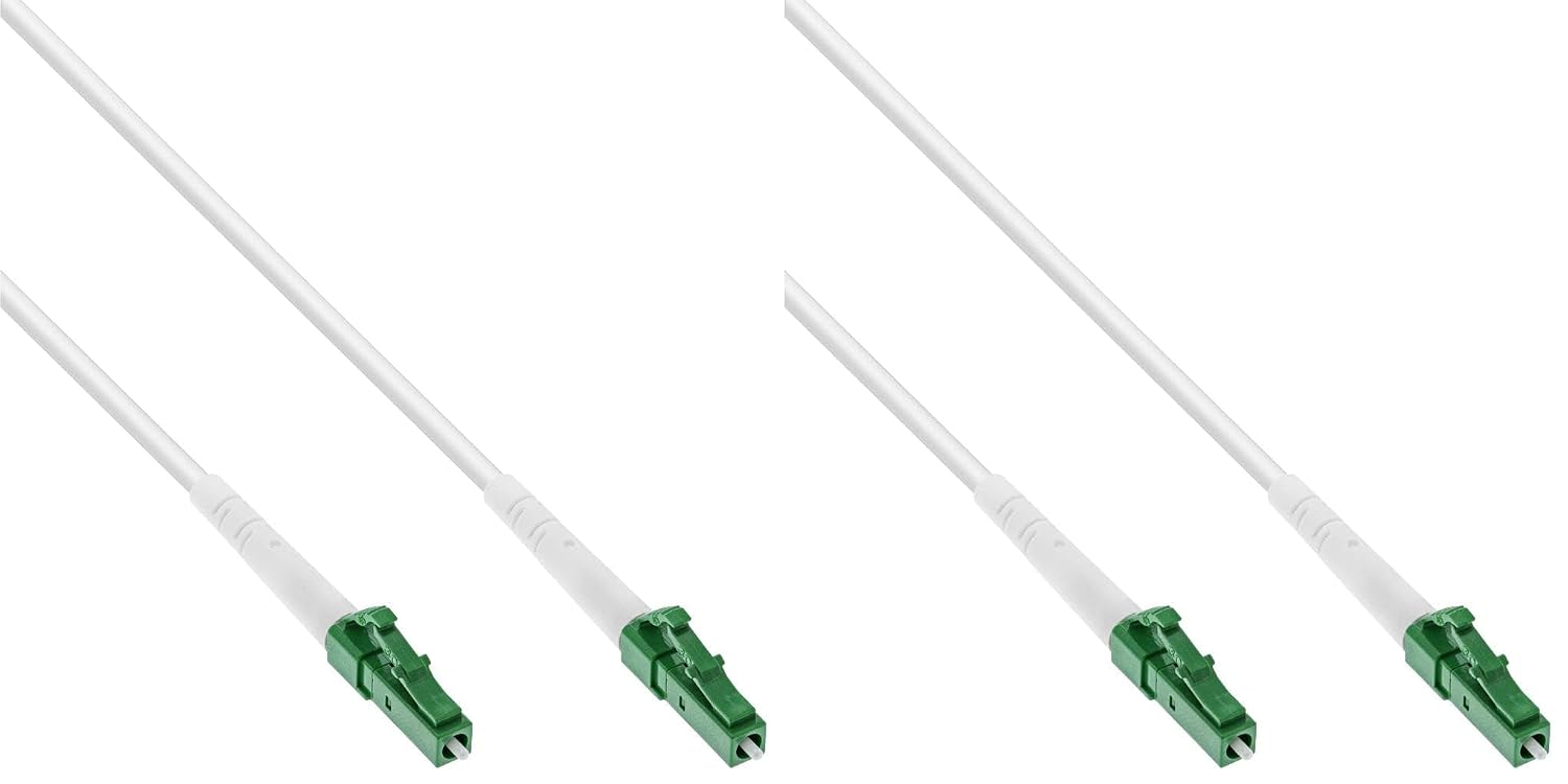 Detalle 2 de InLine LWL Simplex Kabel FTTH, LC/APC 8° zu LC/APC 8°, OS2 9/125 µm, 0,5 m