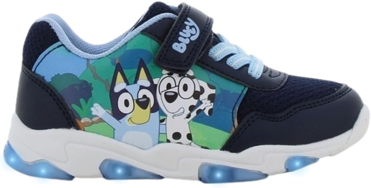 Detalle de Leomil Parent_BL_Sneakers_Boy_LED_All Bluey-jongenssneakers met lichtjes en EVA-zool
