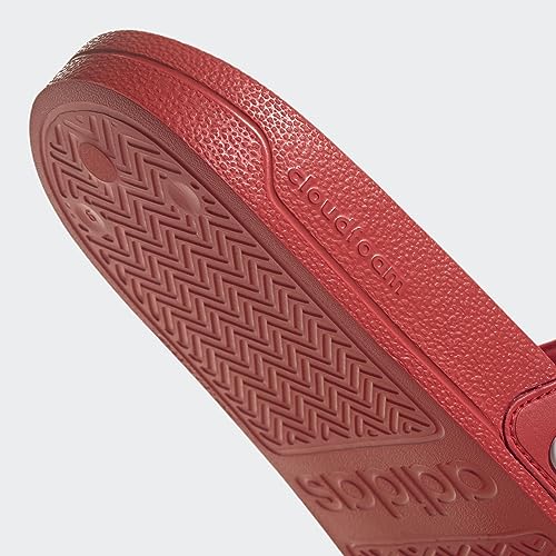 Thumbnail 6 de adidas Adilette Comfort Slides: Zuecos Unisex para adulto en Vivid Red Cloud White, talla 40.5 EU
