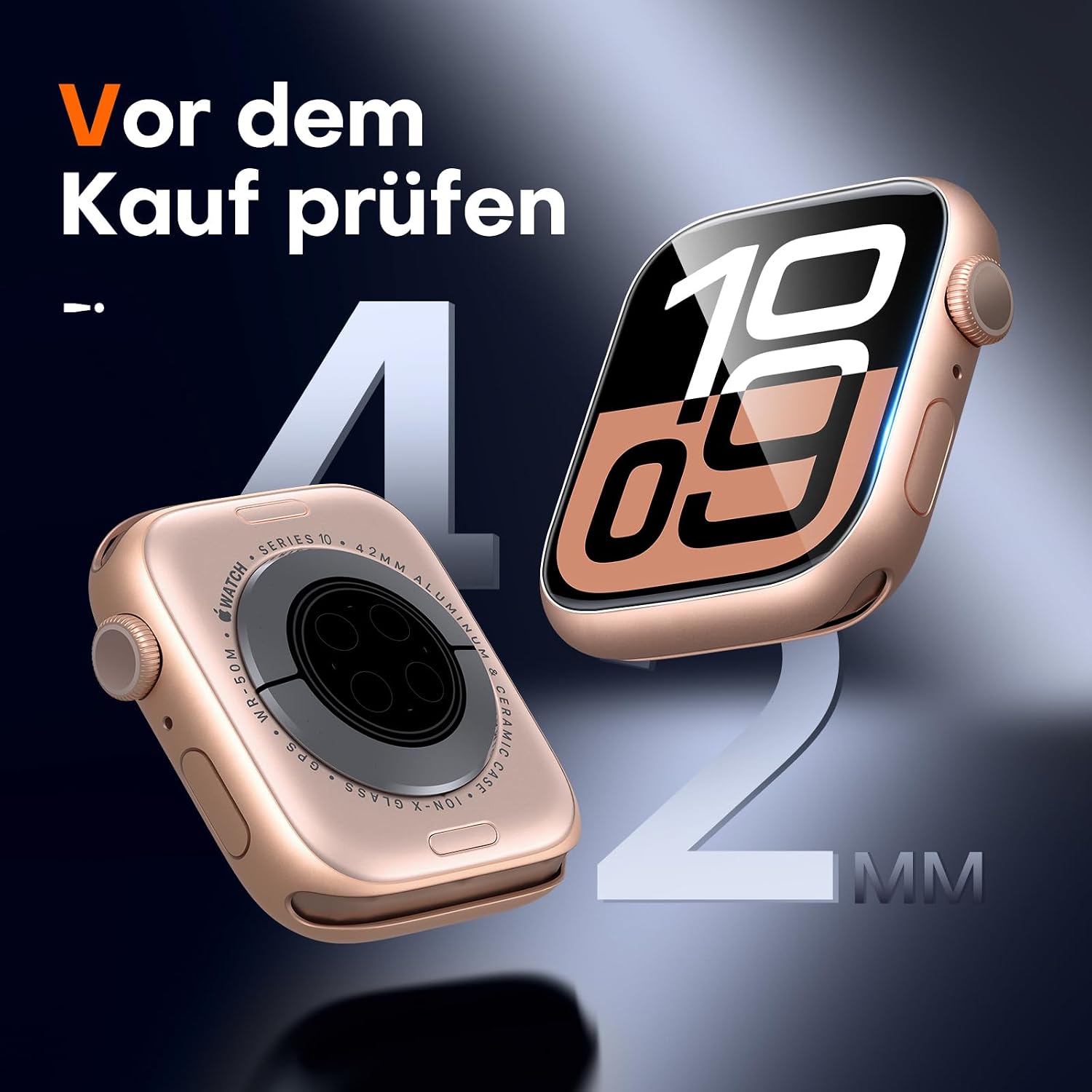 Thumbnail 5 de LϟK Apple Watch Series 11/10 42mm Schutzfolie
