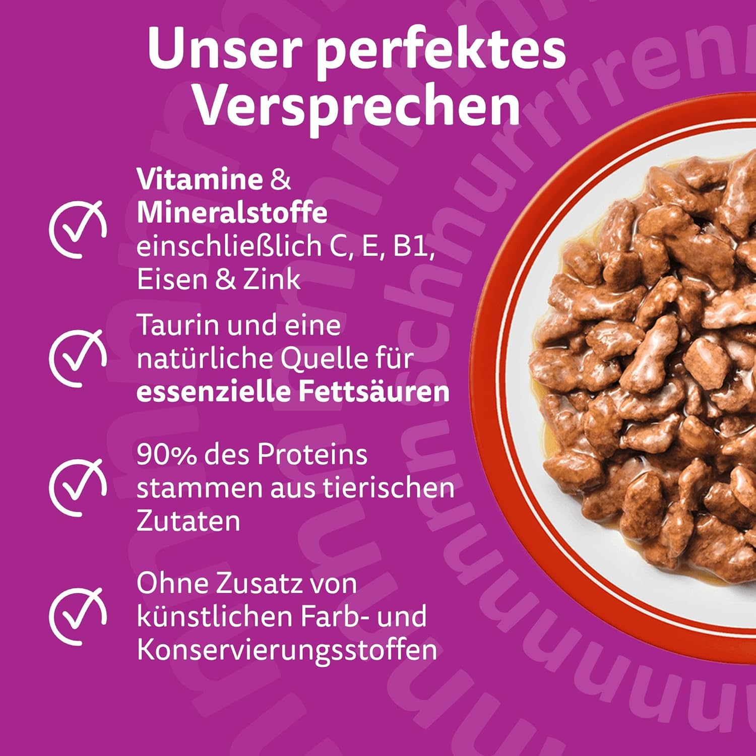 Detalle de Whiskas 7+ Katzenfutter Klassische Auswahl in Sauce – 12x85 g (4× Pack) für Katzen ab 7 Jahren
