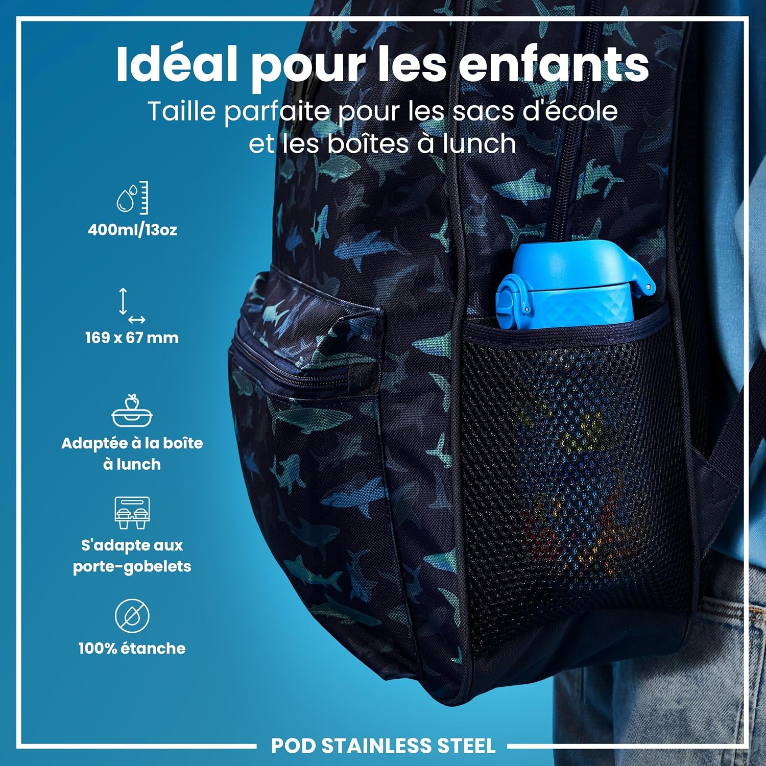 Detalle 2 de Ion8 Gourde Enfant 400ml đ°