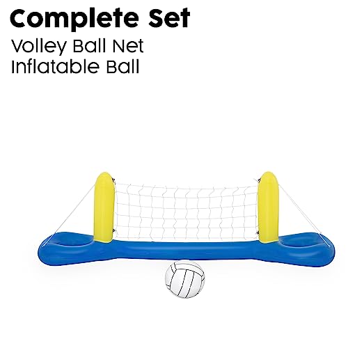Detalle de Bestway 8' x 25" Volleyball Set para piscina: juego rápido y sencillo