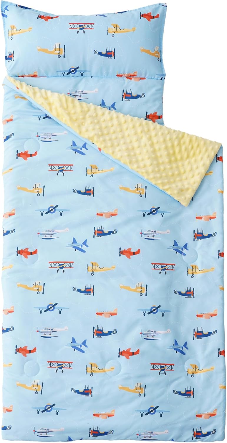 Detalle de Bunnikins & Clover BSC20711 Toddler Nap Mat with Removable Pillow