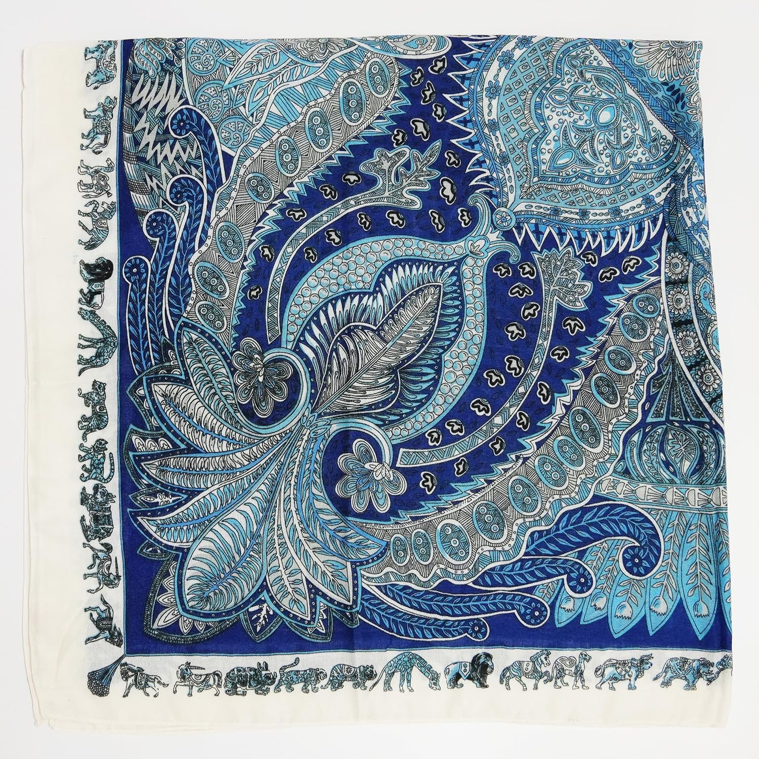Detalle 2 de JERLA Women's Scarf 51.18 x 51.18 Inches