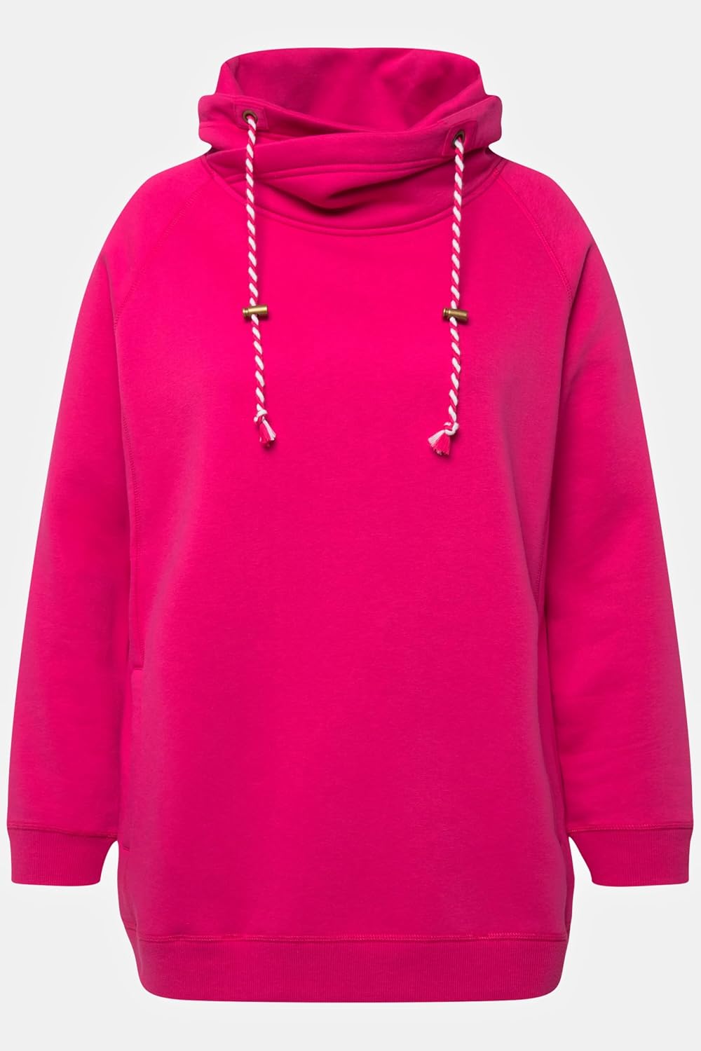 Thumbnail 6 de Ulla Popken Sweatshirt femme à col avec cordon et manches longues