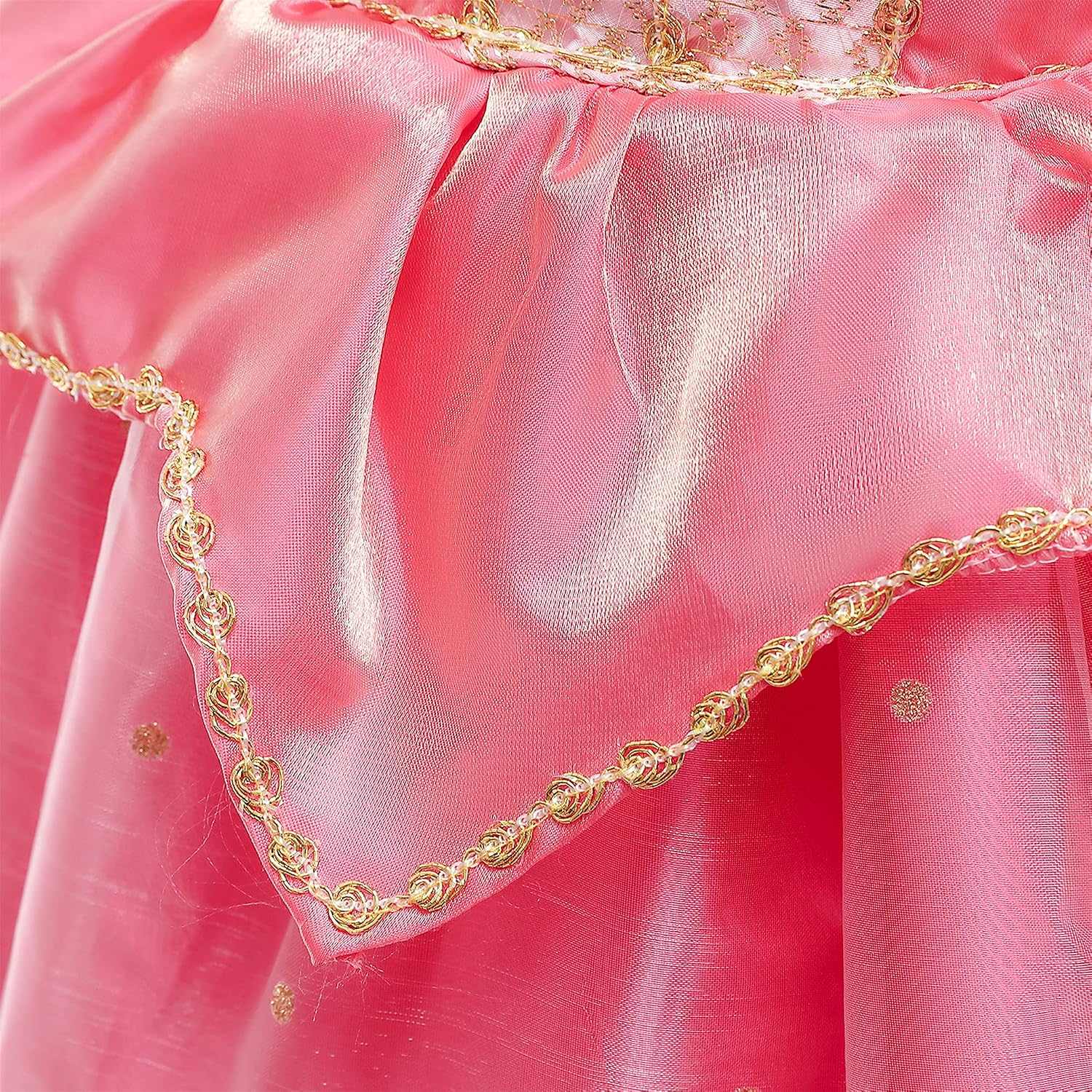 Thumbnail 6 de Abito da Principessa Aurora per bambine 3-8 anni: costume per comunione, battesimo, festa e Halloween