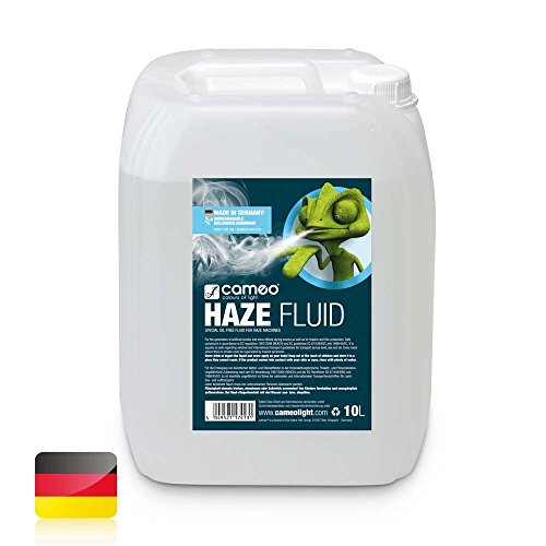 Detalle de CAMEO HAZE FLUID 10 L: líquido de niebla de larga duración, base acuosa y sin aceite