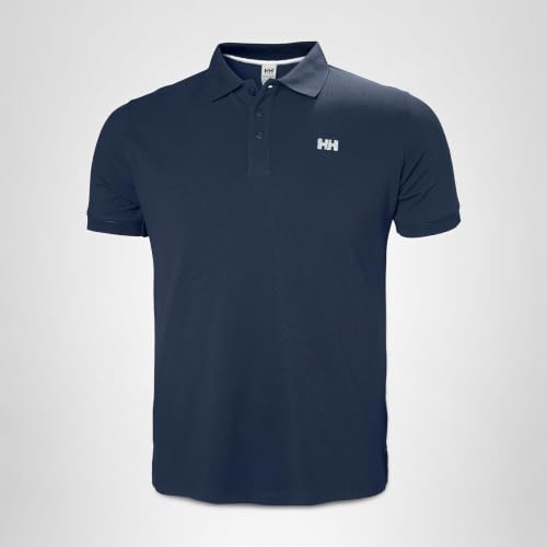 Detalle 2 de Helly Hansen Driftline Polo Uomo – Maglia a maniche corte blu Navy, taglia L