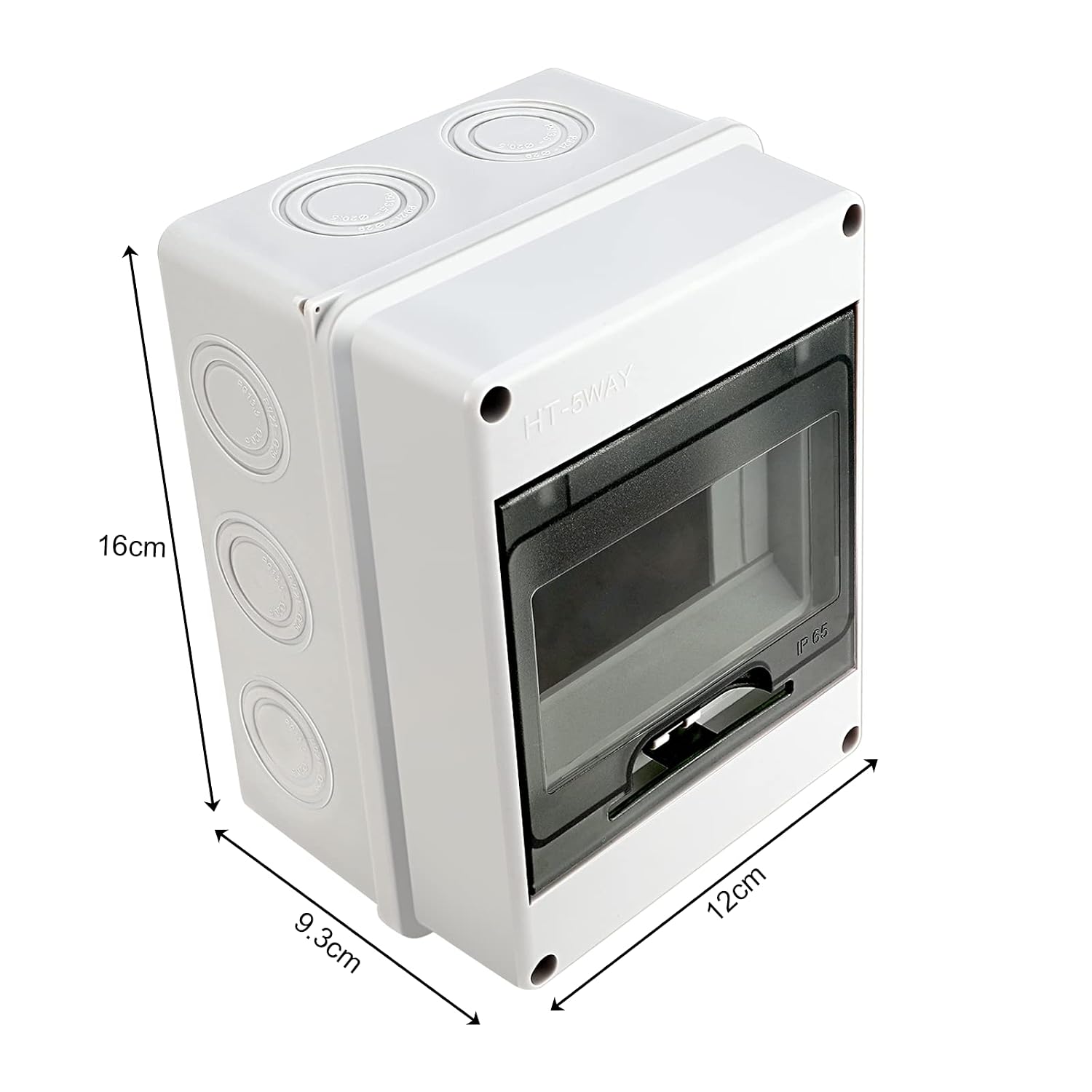 Detalle 2 de Royouzi Verteilerkasten Aufputz 1‑reihig 5 Module