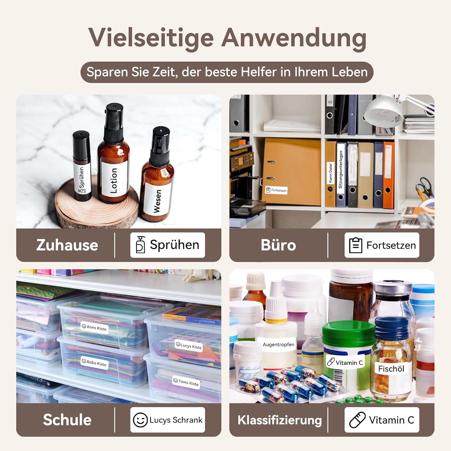 Thumbnail 4 de NIIMBOT lot de 3 rouleaux d’étiquettes autocollantes 12 x 40 mm en papier thermique (compatibles D110/D11/D101, vert)