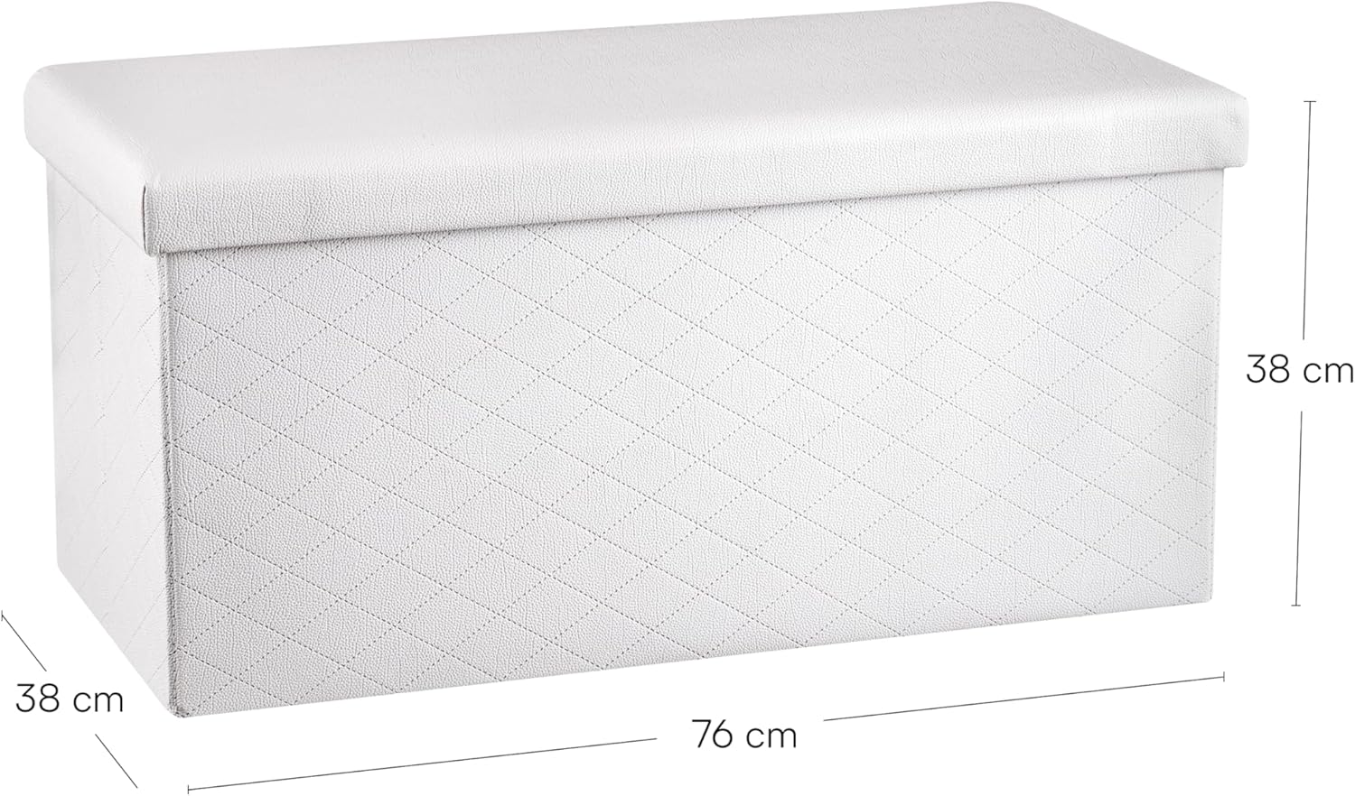 Detalle 2 de Baroni Home Cassapanca pieghevole 76x38x38