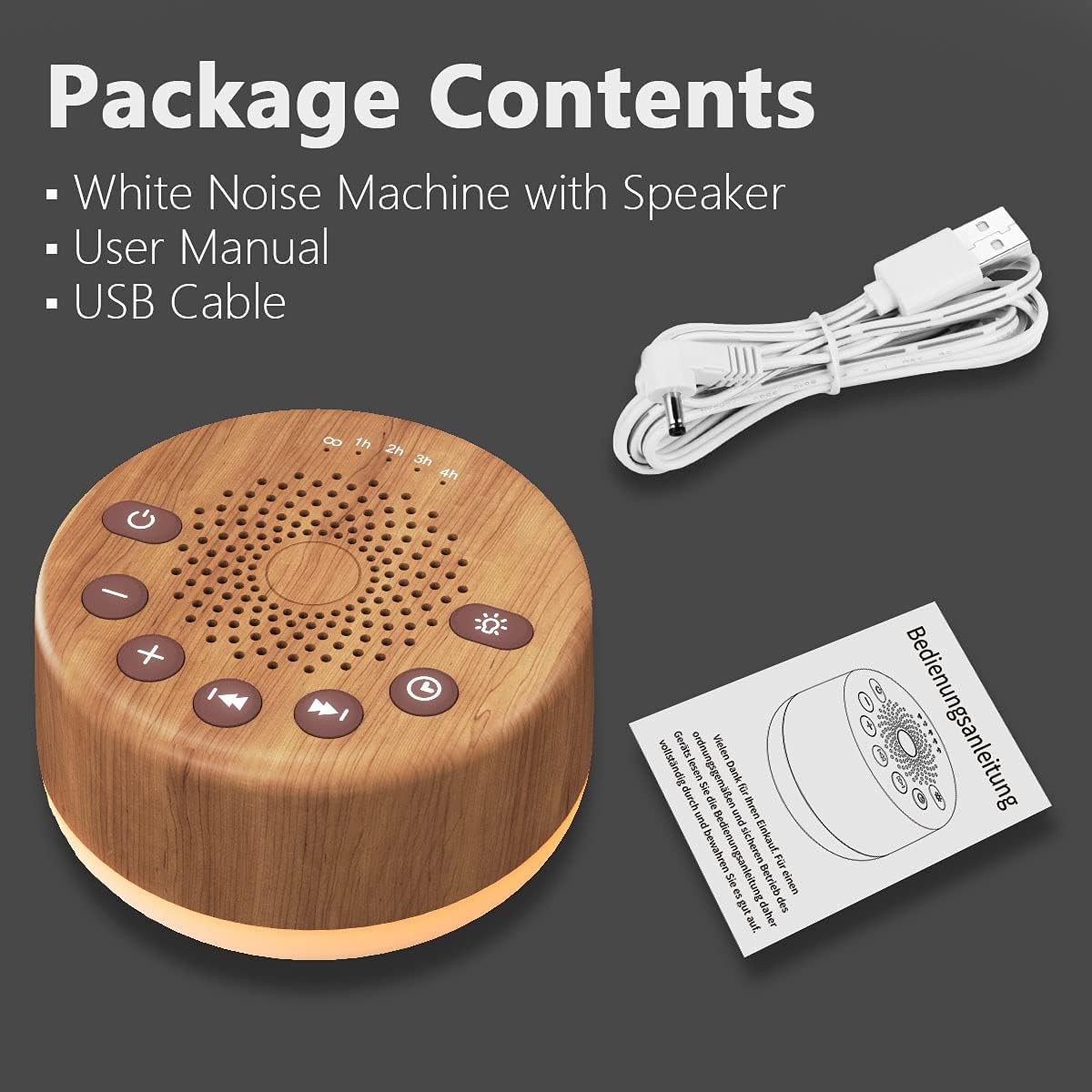 Detalle de Easysleep Sound Machine White Noise Machine with Night Light for Baby, Adults & Kids