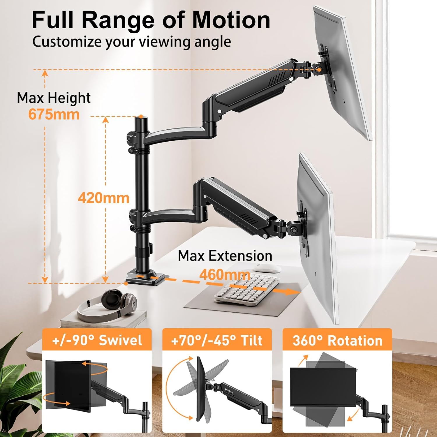 Thumbnail 2 de ELIVED Supporto per monitor EV6034B-DE