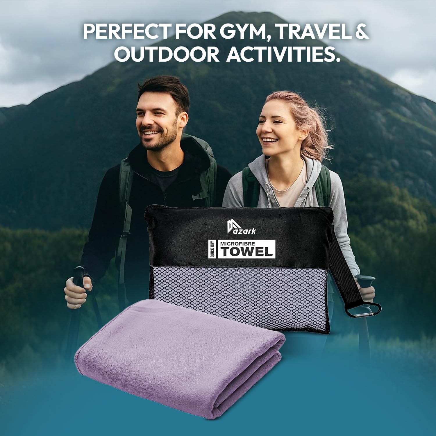 Thumbnail 5 de Azark Microfibre Towel quick dry XXL