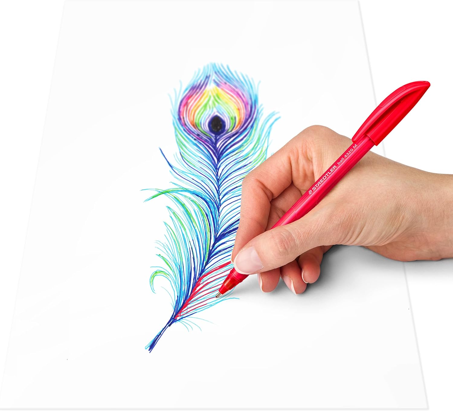 Thumbnail 3 de STAEDTLER 4320 MKP50 Stick Rainbow: penne a sfera 1,0 mm in confezione da 50, colori arcobaleno