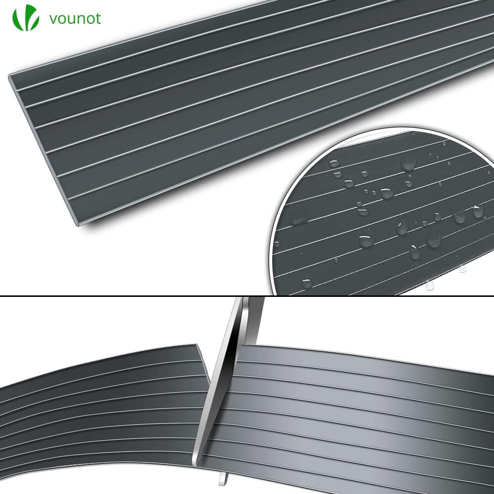 Thumbnail 6 de vounot Kit de lamelles occultantes PVC 150 m x 4,7 cm – Brise Vue avec 300 Clips