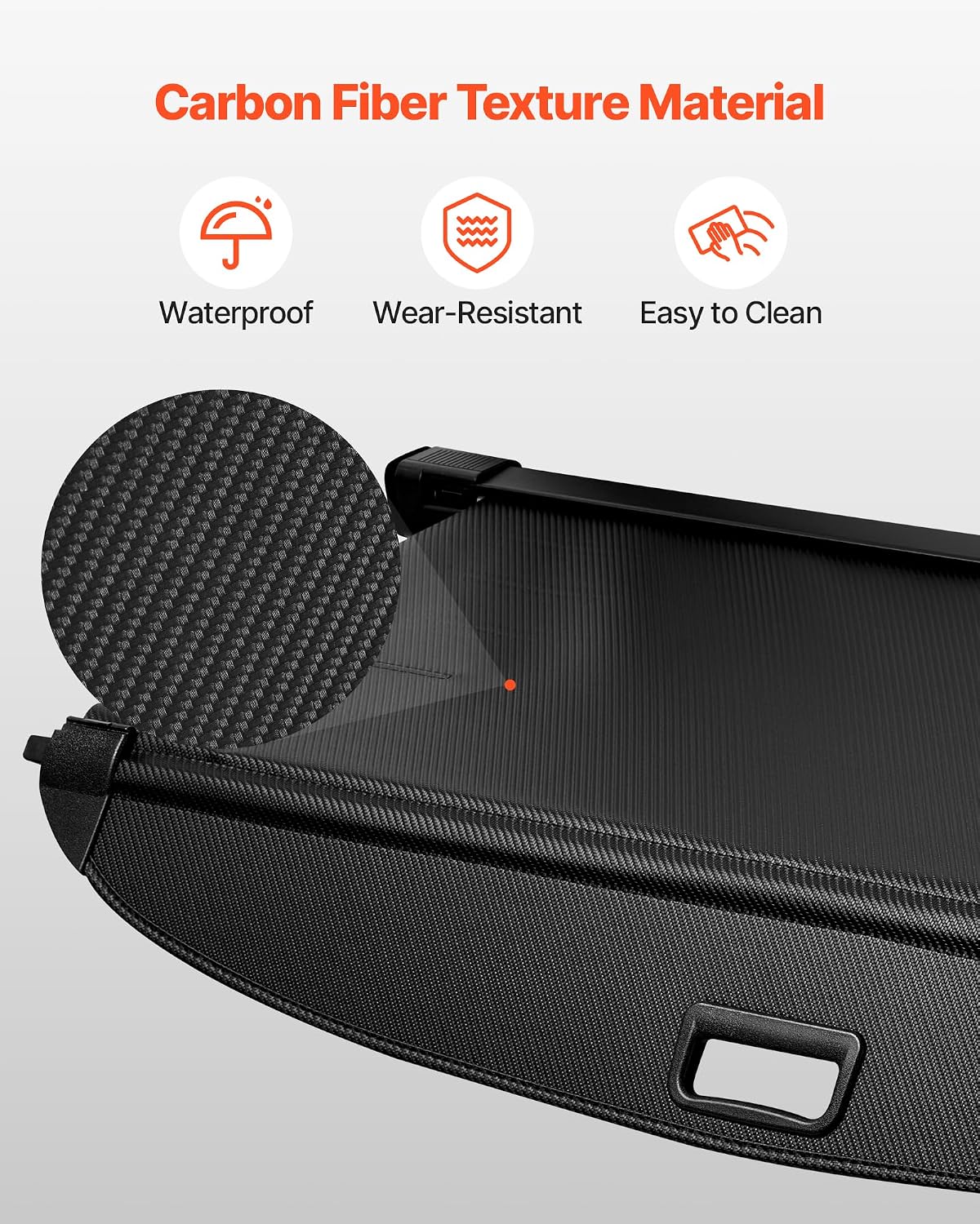Detalle 1 de VEVOR Retractable Cargo Cover for Hyundai Tucson
