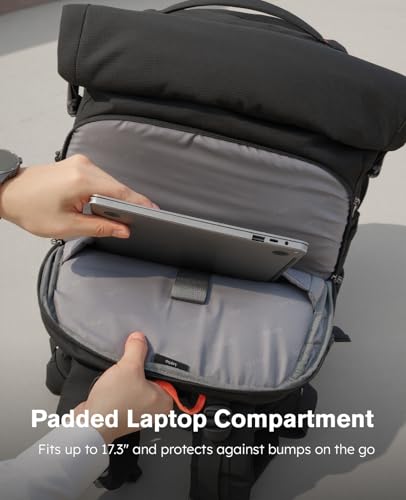 Thumbnail 3 de Tolaccea Mochila de viaje expandible 40L-55L con TSA y compartimento para portátil 17,3”