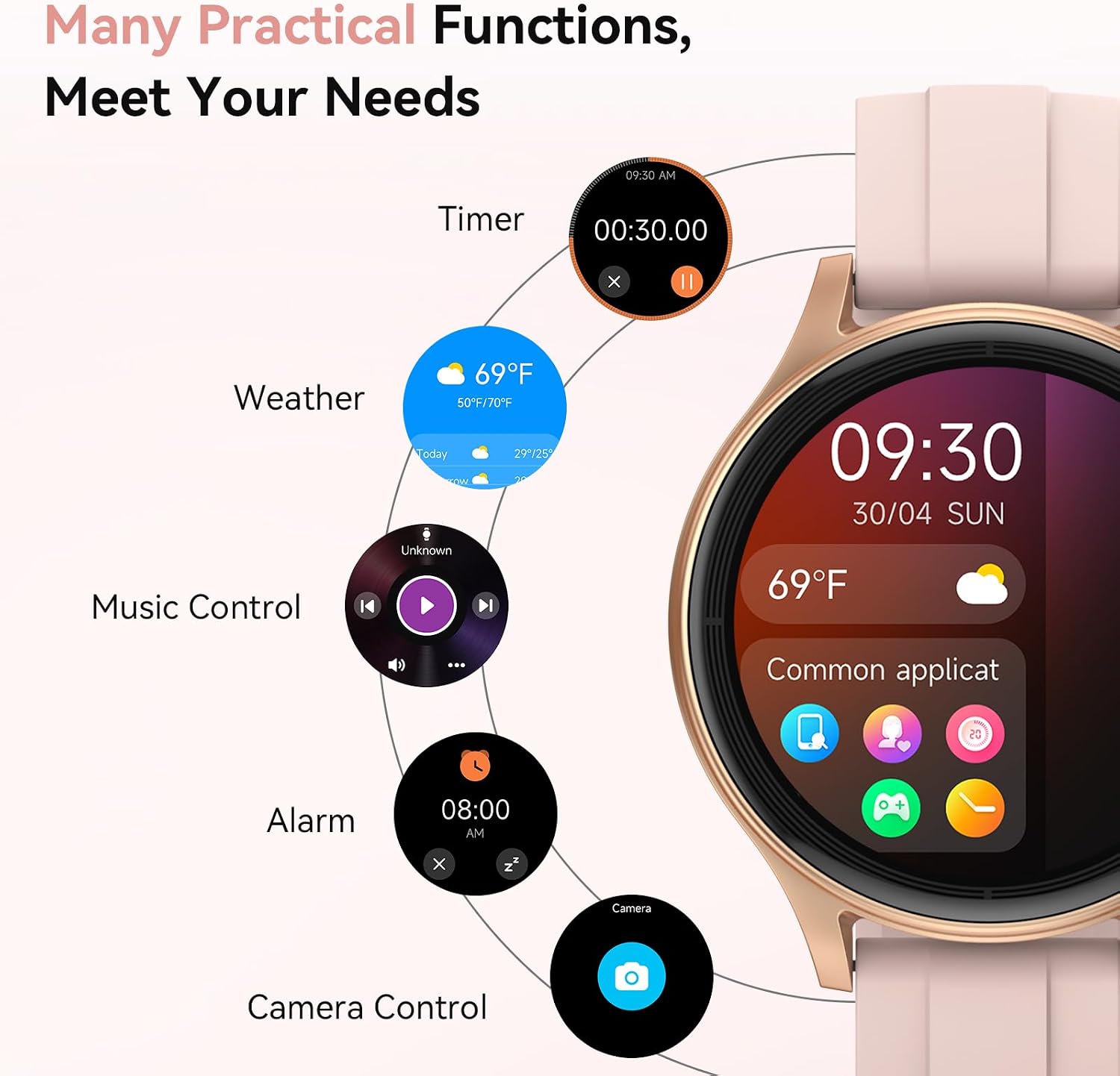 Thumbnail 6 de Smart Watches for Women 120 modes