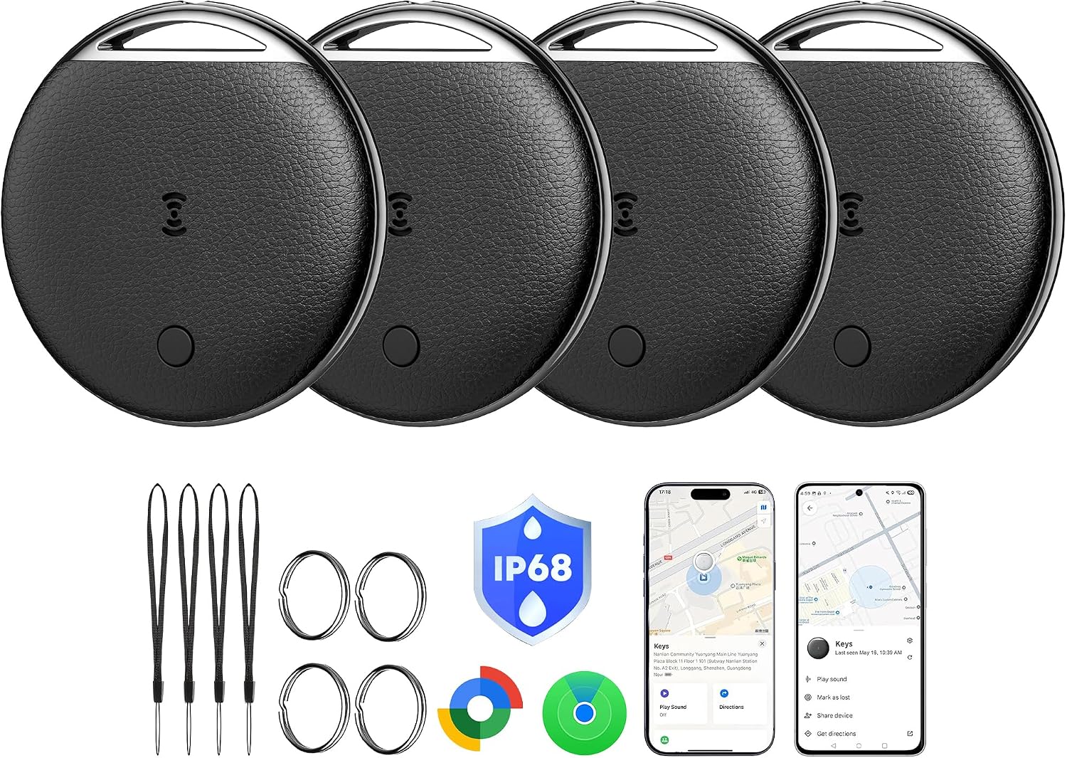Thumbnail 6 de Air Tag for Android Smart Tags, 4-Pack