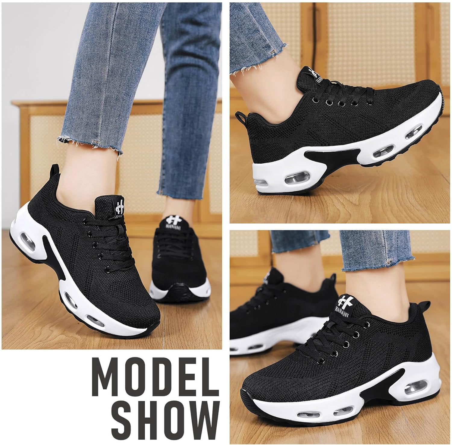 Thumbnail 1 de Womens Orthopedic Trainers Running Shoes with Air Cushion and Breathable Mesh