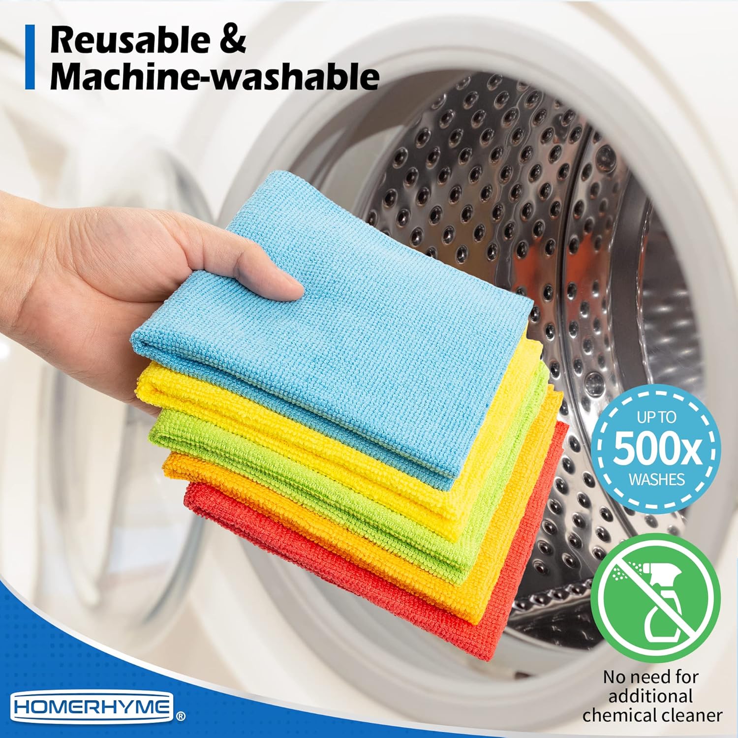 Thumbnail 6 de HOMERHYME Microfiber Cleaning Cloth 11.5" 🧽