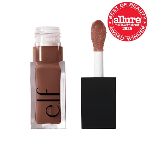 Detalle de e.l.f. Glow Reviver Lip Oil, Tinted in Honey Talks