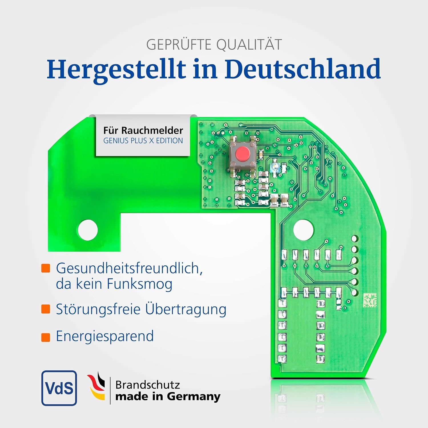 Detalle de Hekatron Funkmodul Basis X – Basislösung für Genius Plus X Rauchmelder