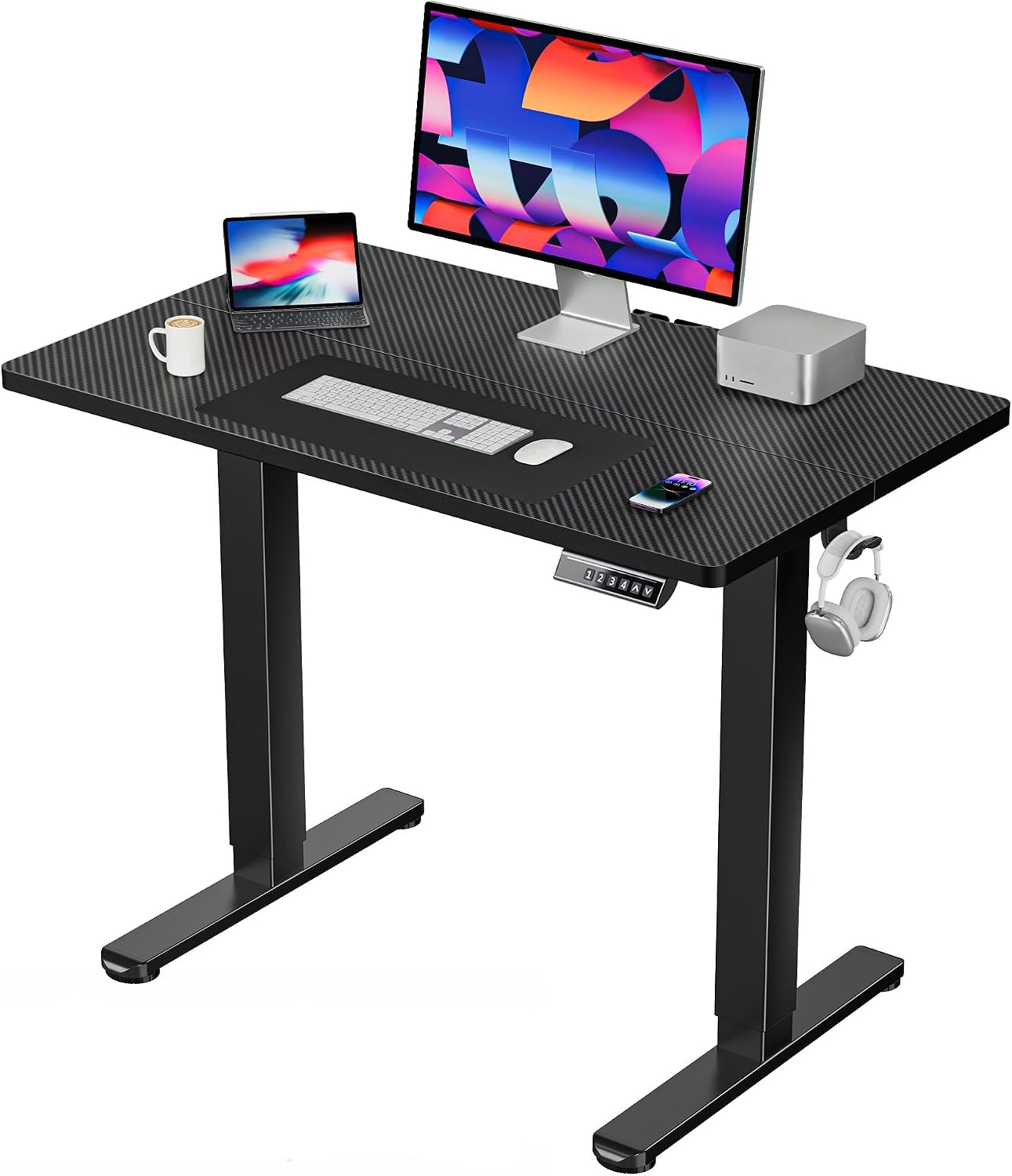 Detalle de HUANUO Electric Standing Desk, 40 x 24 Inches