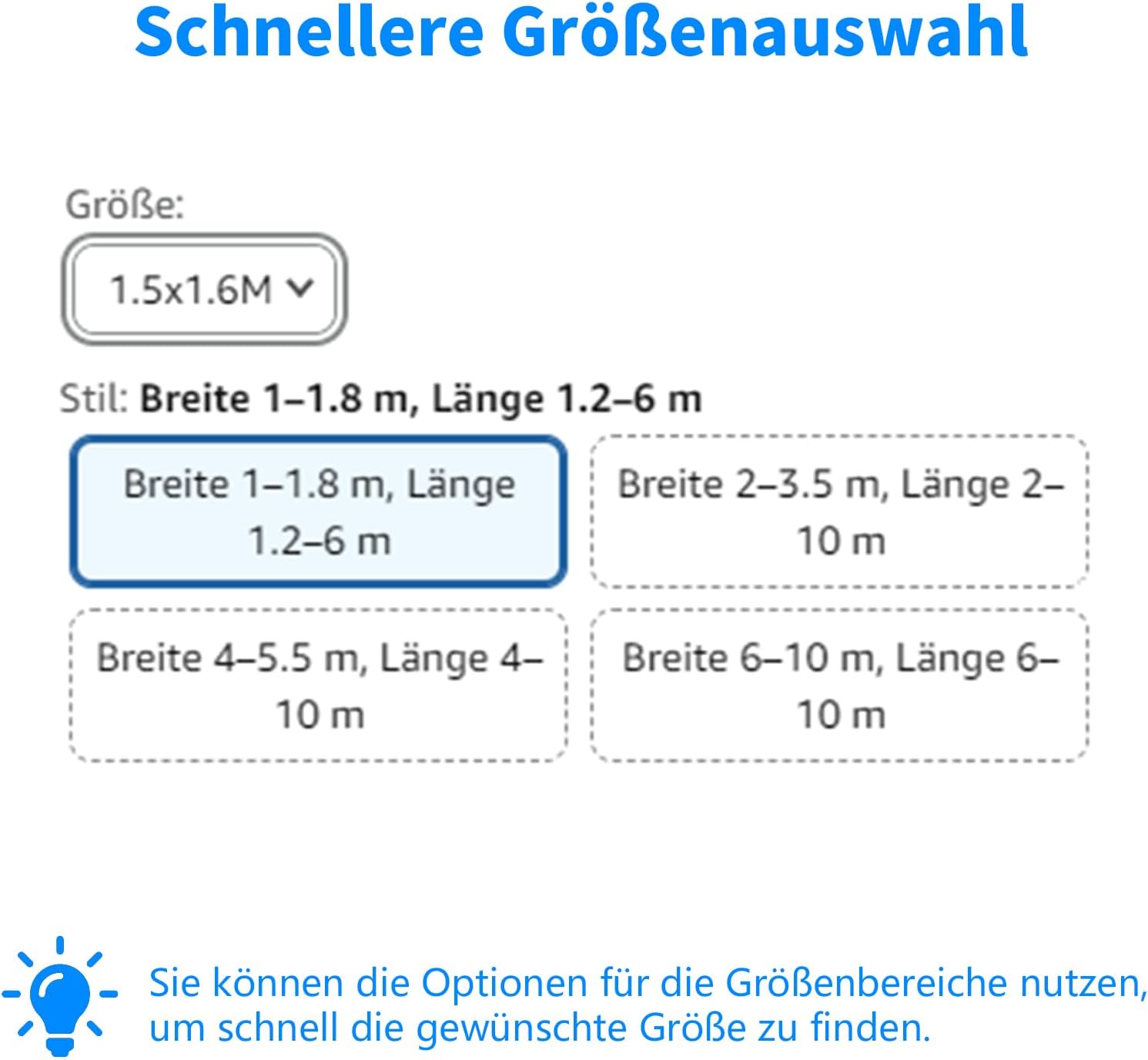 Thumbnail 1 de Sonnensegel wasserdicht rechteckig 1,5 x 2 m (Hellgrau) mit Ösen, 95% UV-Schutz