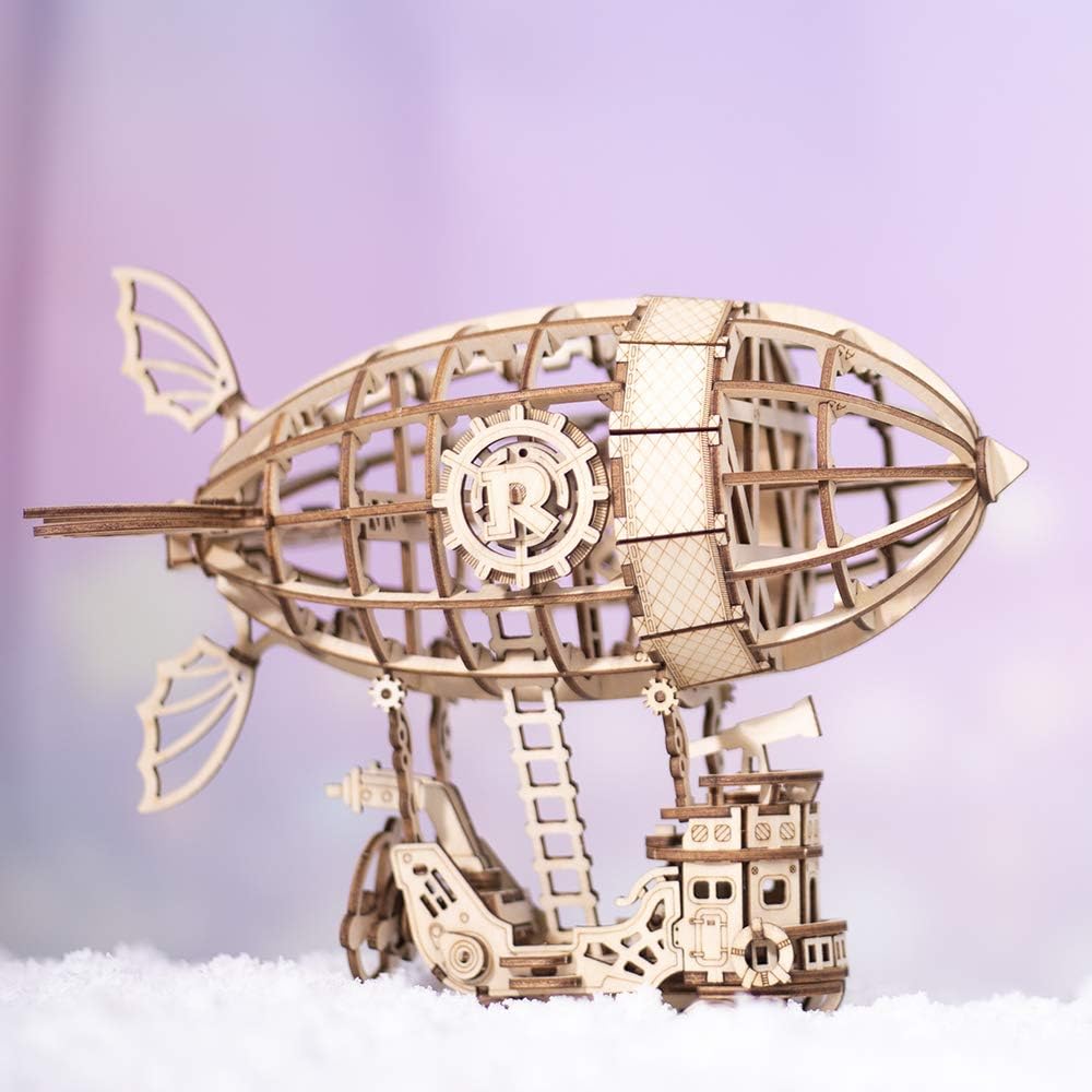 Thumbnail 5 de Rolife Zeppelin Dirigeable Puzzle 3D Bois