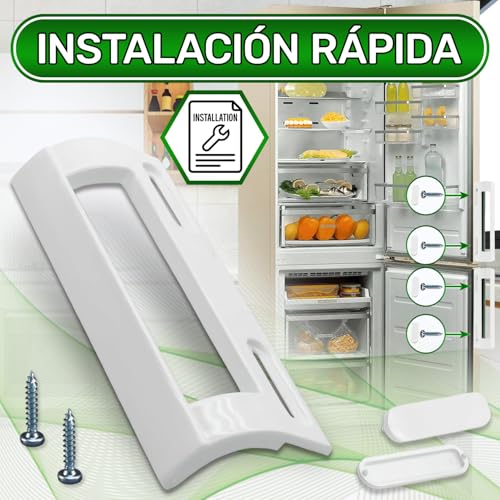 Thumbnail 3 de ONIX TECH Kit 2 tiradores universales para puerta de frigorífico y congelador (105–160 mm)