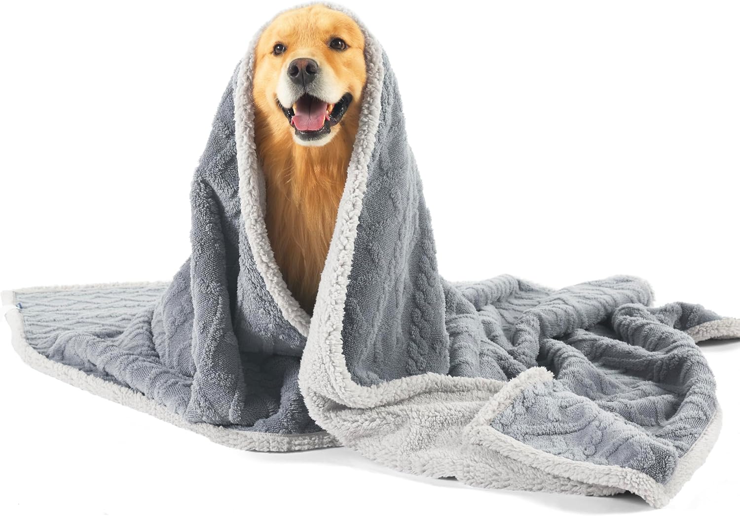Thumbnail 6 de LE SURE Washable Dog Blanket Extra Large (152x203cm) – Waterproof, Reversible Throw for Dogs and Cats, Grey