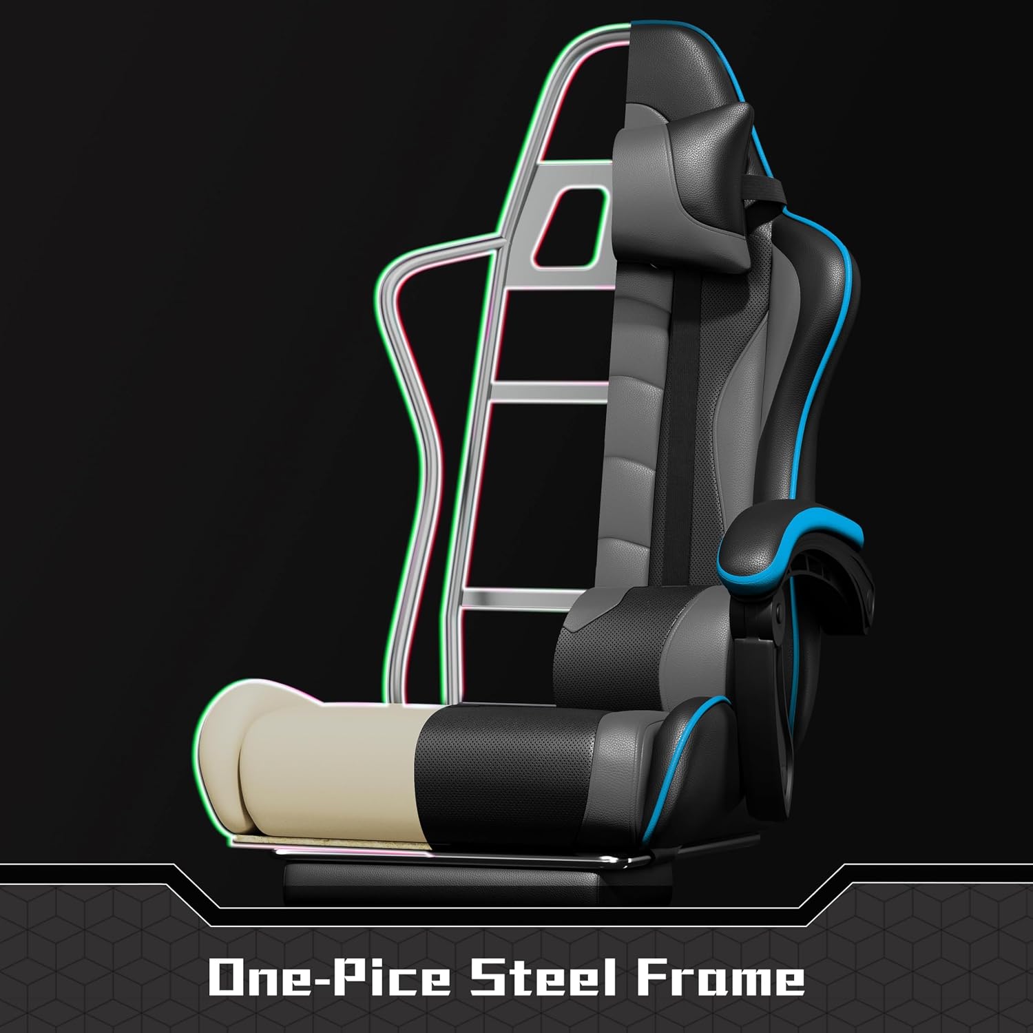 Thumbnail 4 de Yaheetech Silla gaming ergonómica 136 kg