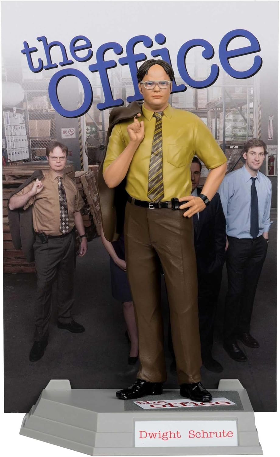 Detalle de McFarlane Toys Dwight Schrute 6in posed figure