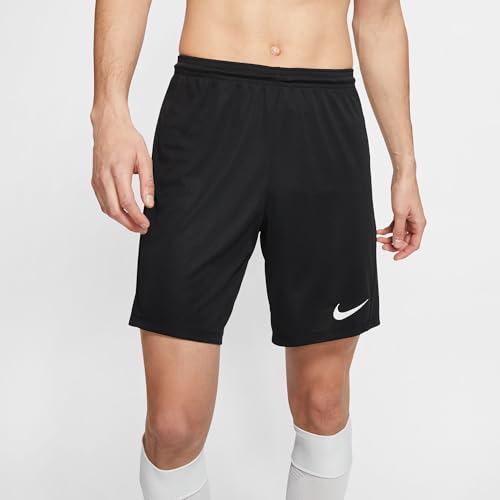 Detalle de NIKE M NK Dry Park III Short Nb K - Pantalones Cortos Deportivos para Hombre, Negro (Black/White), S